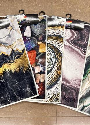 Безворсовые коврики для ванной комнаты