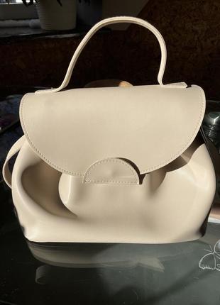 Сумка жіноча бежева нова