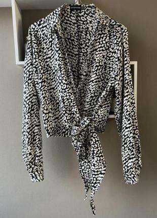 Сорочка укорочена з рукавом