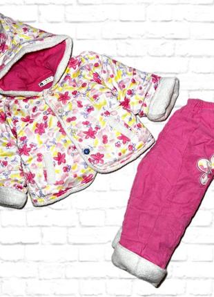 Костюм теплый детский на девочку