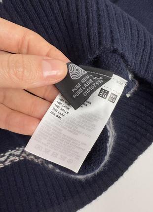 Теплый шерстяной свитер uniqlo япония5 фото