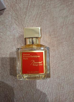 Baccarat rouge 540, тестер парфюмированной воды, бакара, бакарат, оригинал