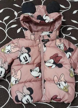 Куртка демисезонная на девочку 6-9 месяцев, фирмы h&m