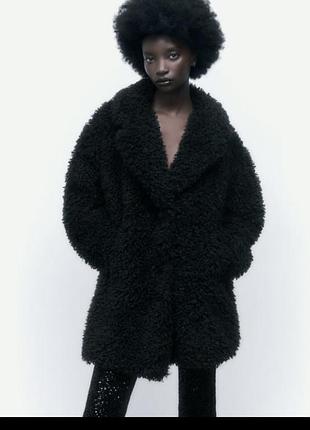 Шуба шубка тедди zara