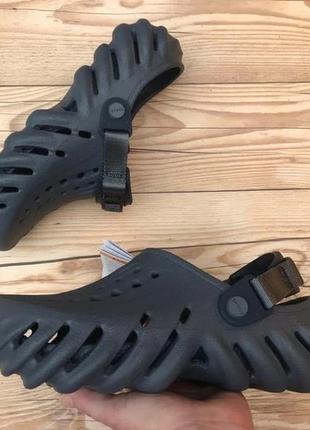 Крокс екхо клог сині crocs echo clog storm navy 5