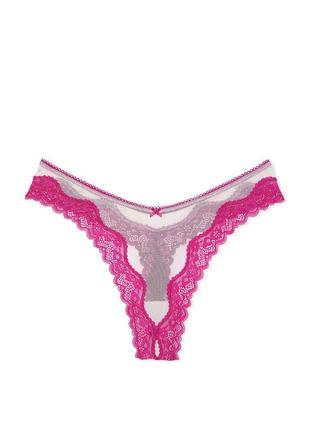 Трусики cotton high-leg thong panty