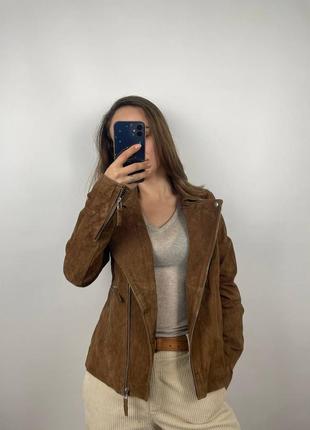 Женская кожаная косуха, куртка esmara leather