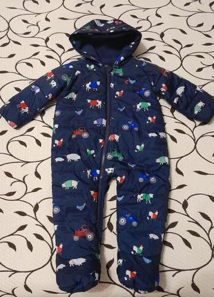 Комбинезон демисезонный на мальчика 9-12 месяцев, фирмы joules