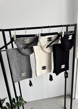 Комплект шапка и шарф