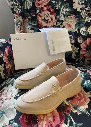 Стильные лоферы pollini оригинал
