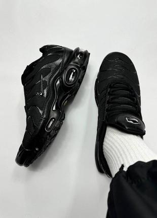 Кросівки nike air max plus tn all black