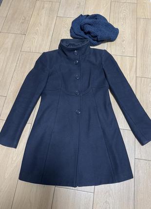 Пальто beneton р с-м + подарок снуд