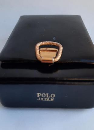 Футляр кейс polo japan черного цвета с зеркальцем