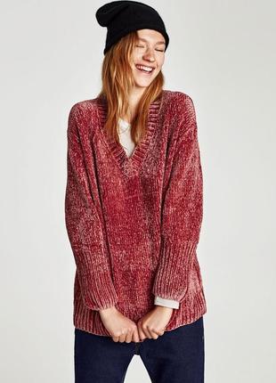 Светр плюшевий zara