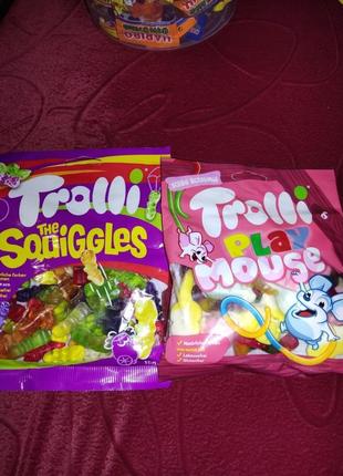 Желейки, желейные конфеты trolli