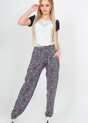 Летние брюки с восточным узором rainbow