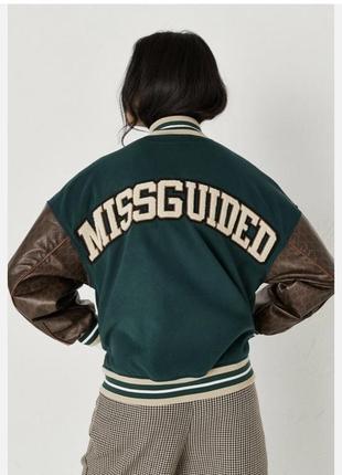 Бомбер куртка missguided красивая теплая