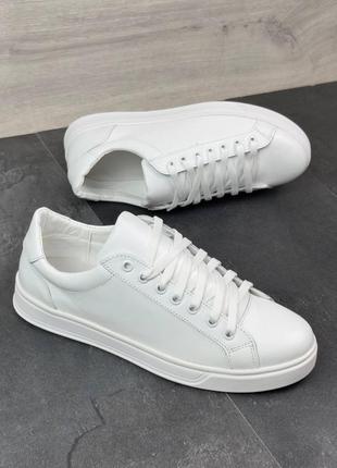 Чоловічі шкіряні кеди висока якість дуже зручні в носінні щільна тканина повсякденні