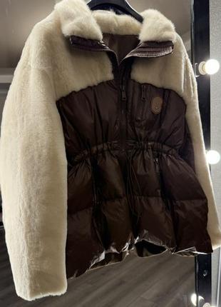 Пух перо куртка дубленка норка