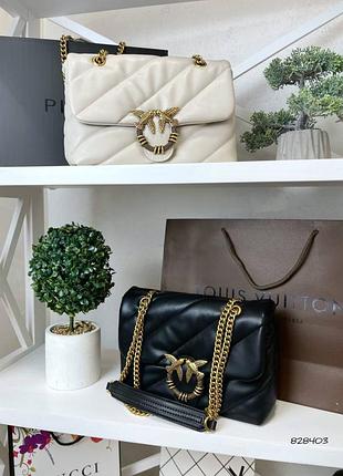 А828403 сумка pinko біг шкіра