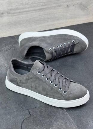 Мужские кеды высокое качество очень удобны в носке плотная ткань повседневные