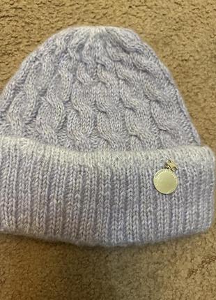 Шапка шерсть мохер италия