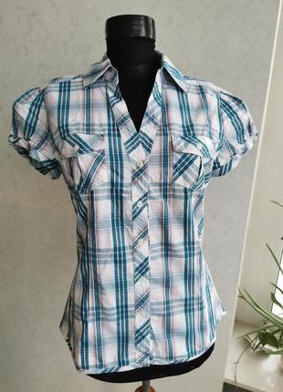 Сорочка-блуза жіноча у клітинку