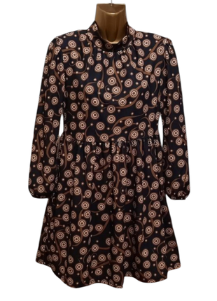 Платье new collection италия бохо р. xs s m вискоза круги