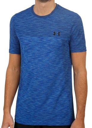 Мужская синяя спортивная футболка under armour оригинал размер м