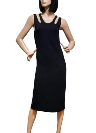 Платье-майка gina collection р. eur 42 трикотаж хлопок хлопок платьевая футболка