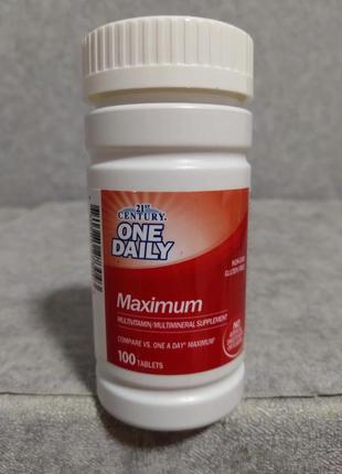 One daily, maximum, мультивитамины