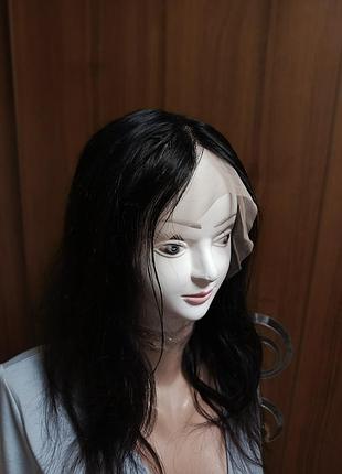 Парик из натуральных волос с имитацией роста волос