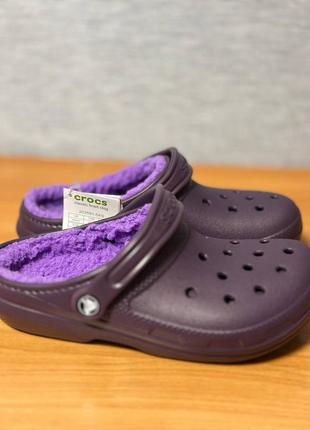 Кроксы crocs теплые, оригинал. новые.