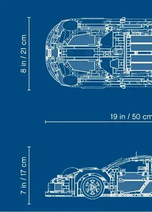 Конструктор lego technic porsche 911 rsr 42096 ( 1580 деталей 50/20/13 см )5 фото