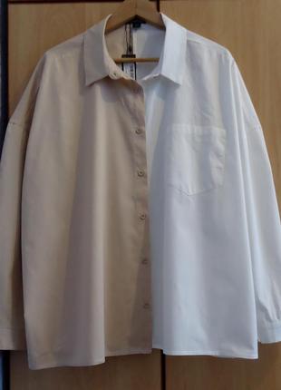 Супер брендова сорочка блуза блузка бавовна р.52-58