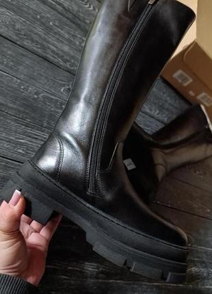Натуральні шкіряні чоботи copenhagen shoes2 фото