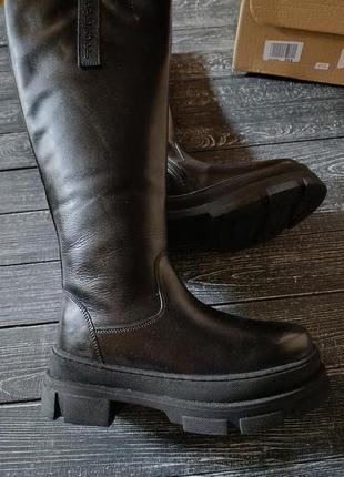 Натуральні шкіряні чоботи copenhagen shoes3 фото