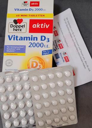 Doppelherz vitamin d 2000 витамин d3 2000