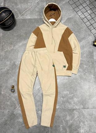 🥛теплий оверсайз костюм з поллара