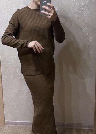 Костюм трикотажный шерсть uniqlo