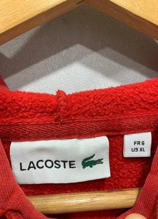 Худі світшот кофта lacoste big logo (оригінал) 5