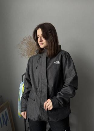 Куртка женская мембрана мембранная тн The The North Face Face черные tnf ветровка hyvent