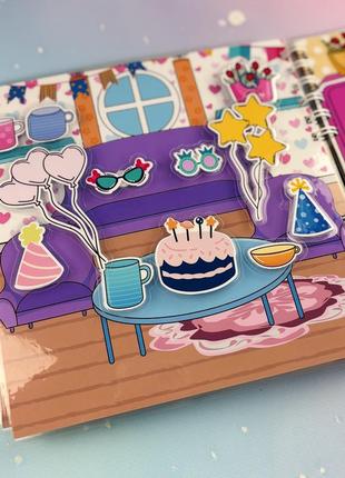 Альбом на липучках «приключения свинки и ее друзей»