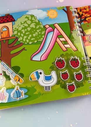 Альбом на липучках «приключения свинки и ее друзей»