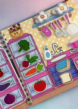 Альбом на липучках «приключения свинки и ее друзей»