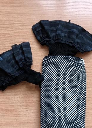 Соблазнительные чулки сетка р. s ann summers на силиконе мелкая сеточка