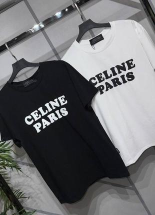 Футболка коттон celine paris