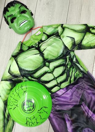 Карнавальний костюм халка для хлопчика халк halk супергерой марвел