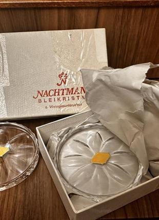 Підставки для бокалів.кришталь.німеччина.nachtmann