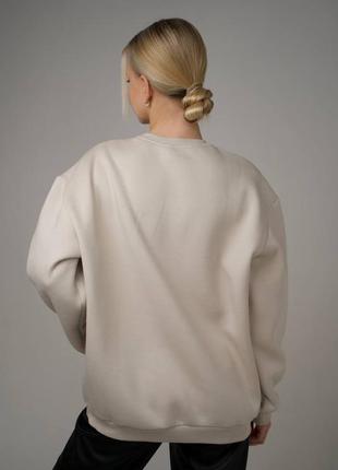 Свитшот женский на флисе one size (xs-l)3 фото